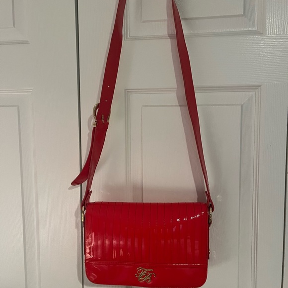 Ted Baker Red Patent Bag - Picture 4 of 14
